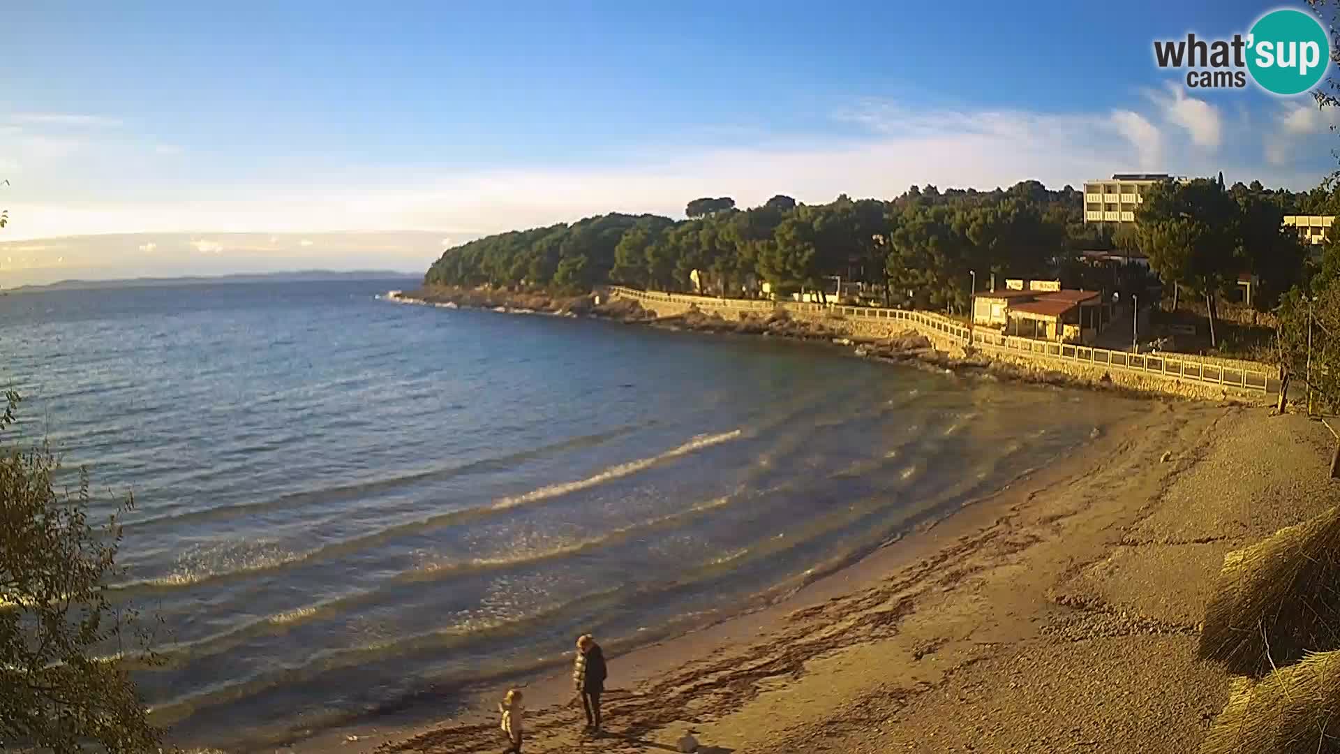 Strand Slanica Murter – webcam