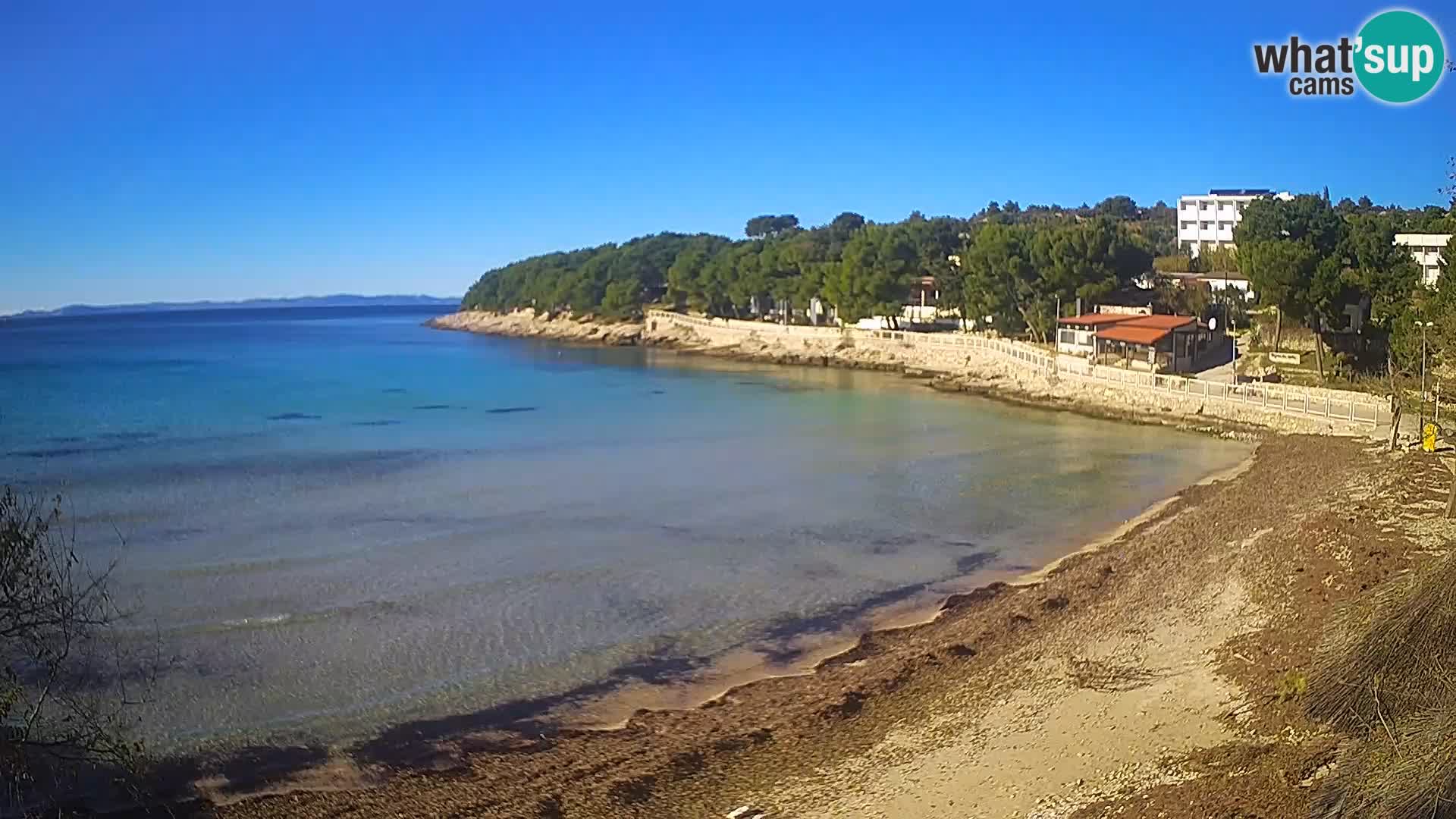 Strand Slanica Murter – webcam