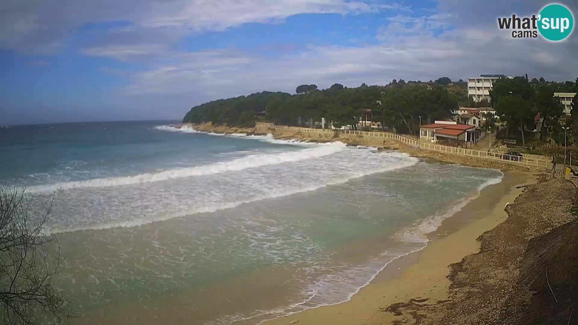 Strand Slanica Murter – webcam