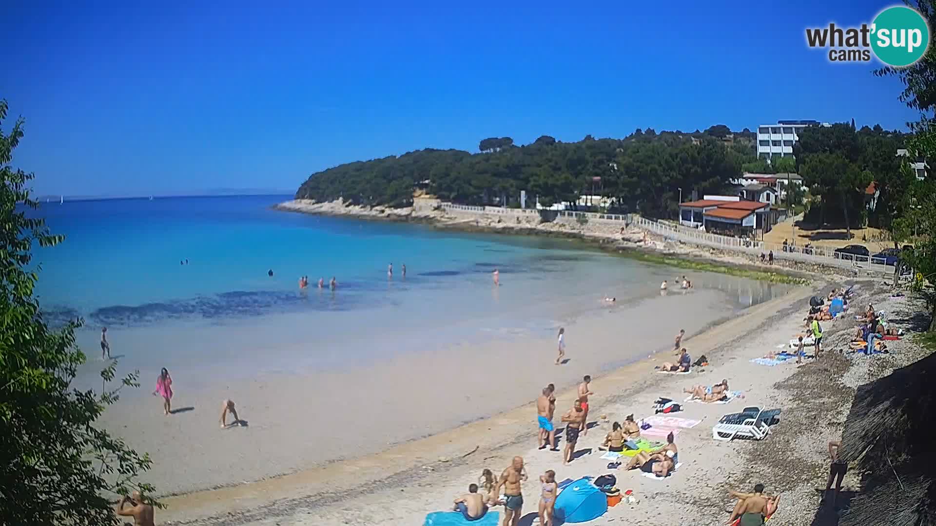 Strand Slanica Murter – webcam