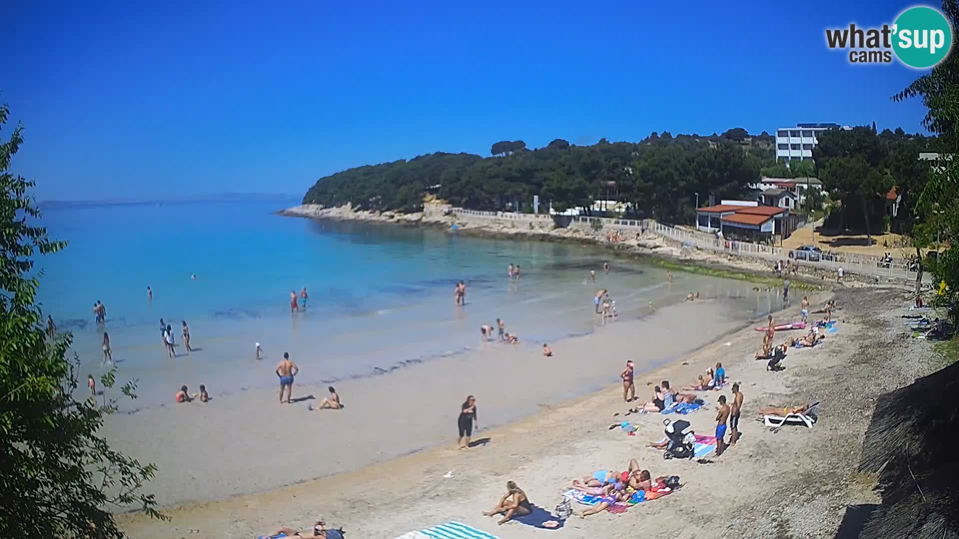 Strand Slanica Murter – webcam