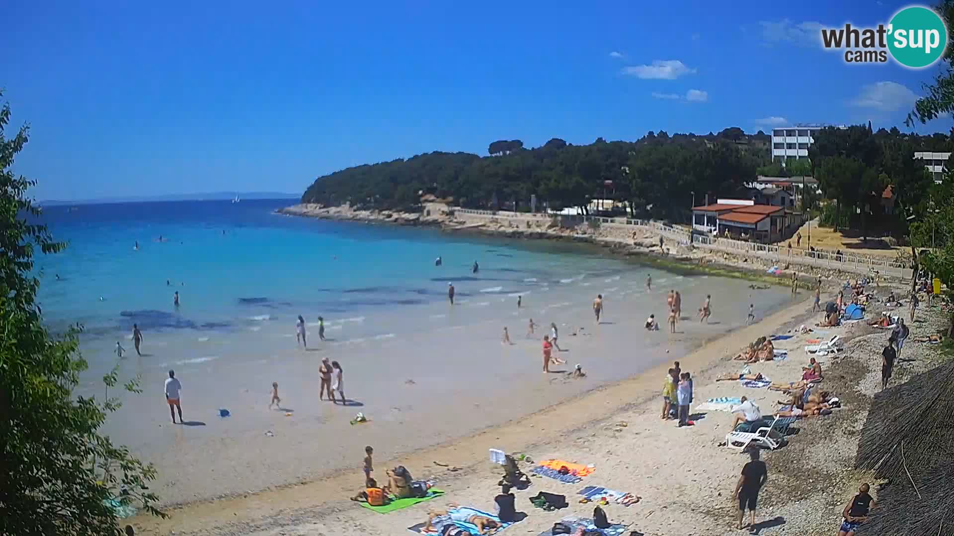 Strand Slanica Murter – webcam