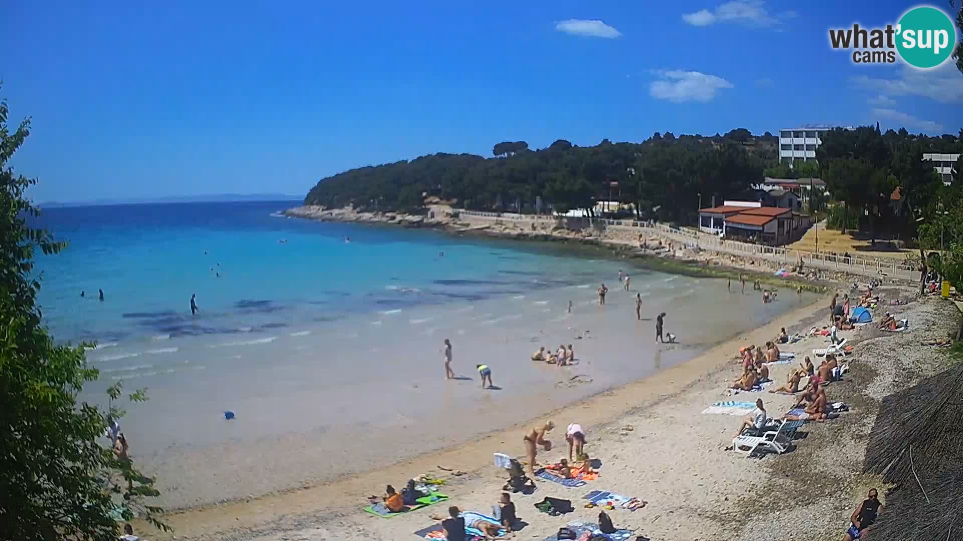Strand Slanica Murter – webcam