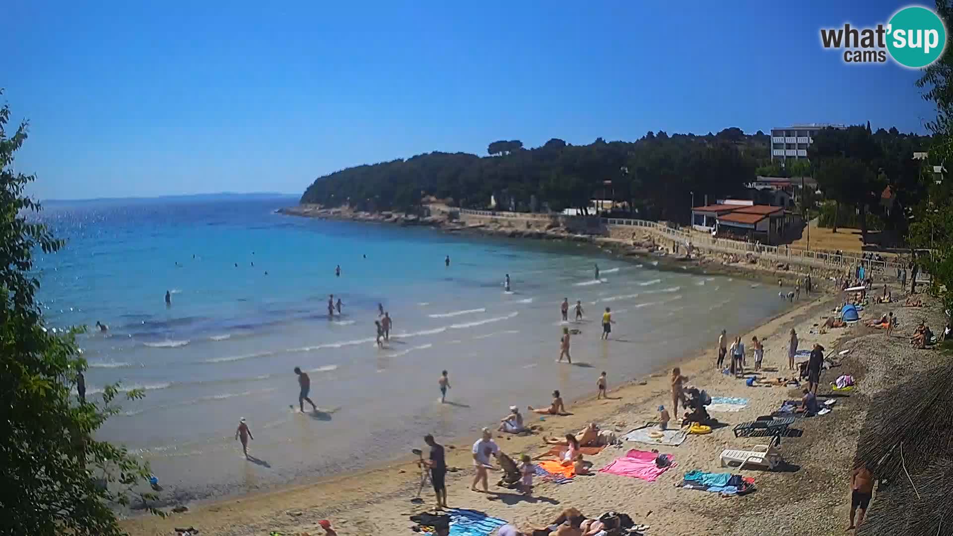 Strand Slanica Murter – webcam