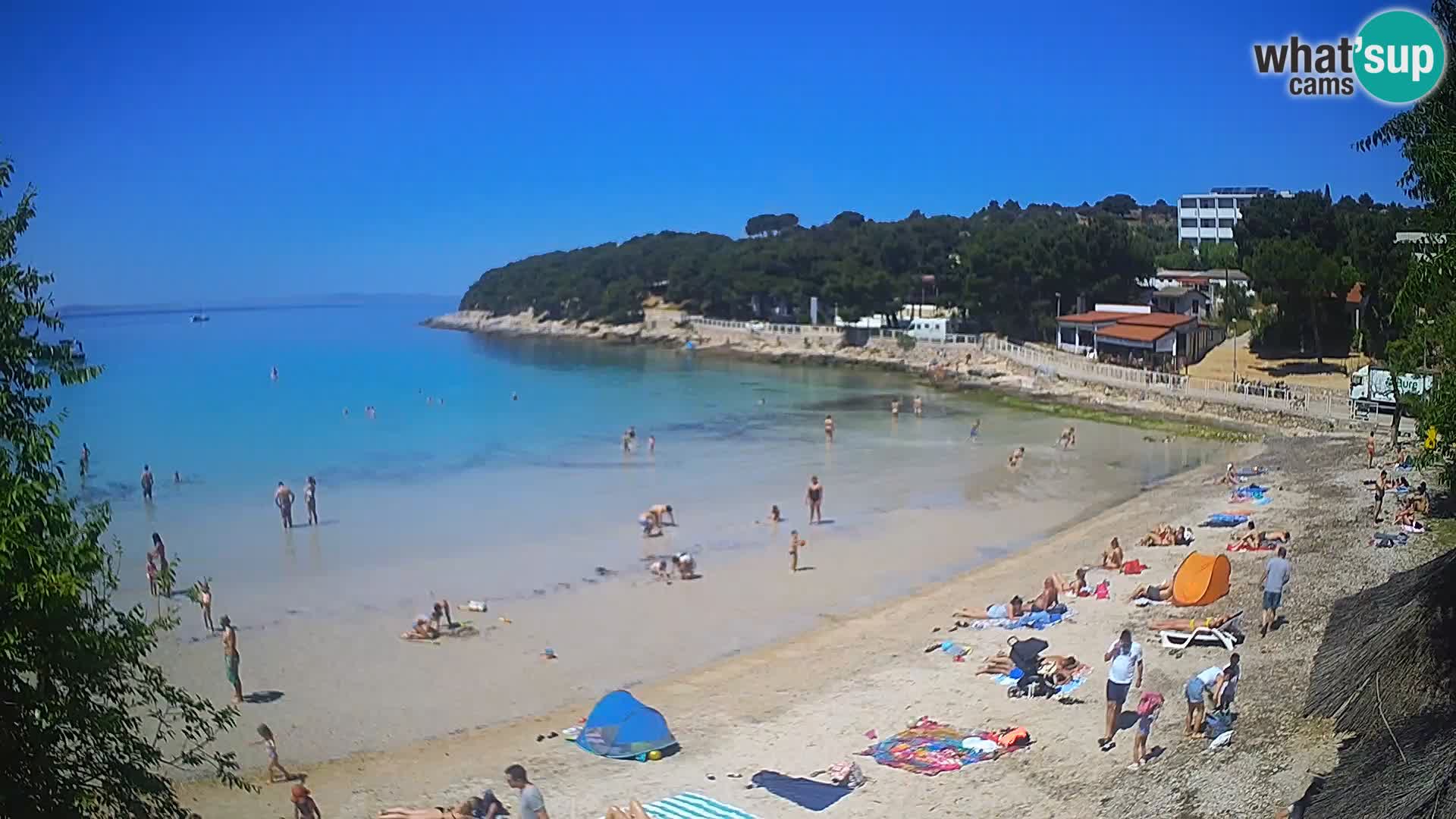 Strand Slanica Murter – webcam