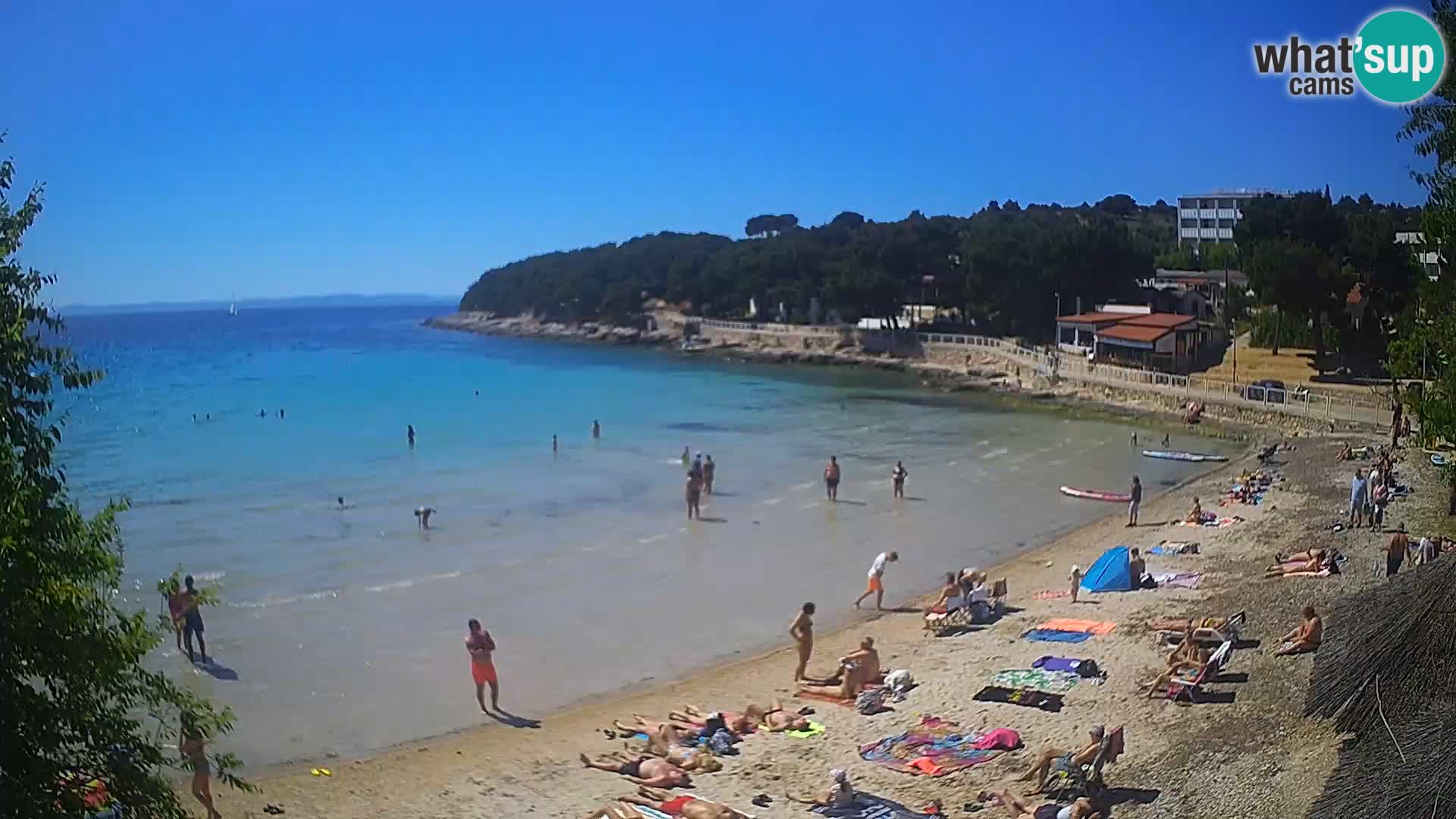 Strand Slanica Murter – webcam