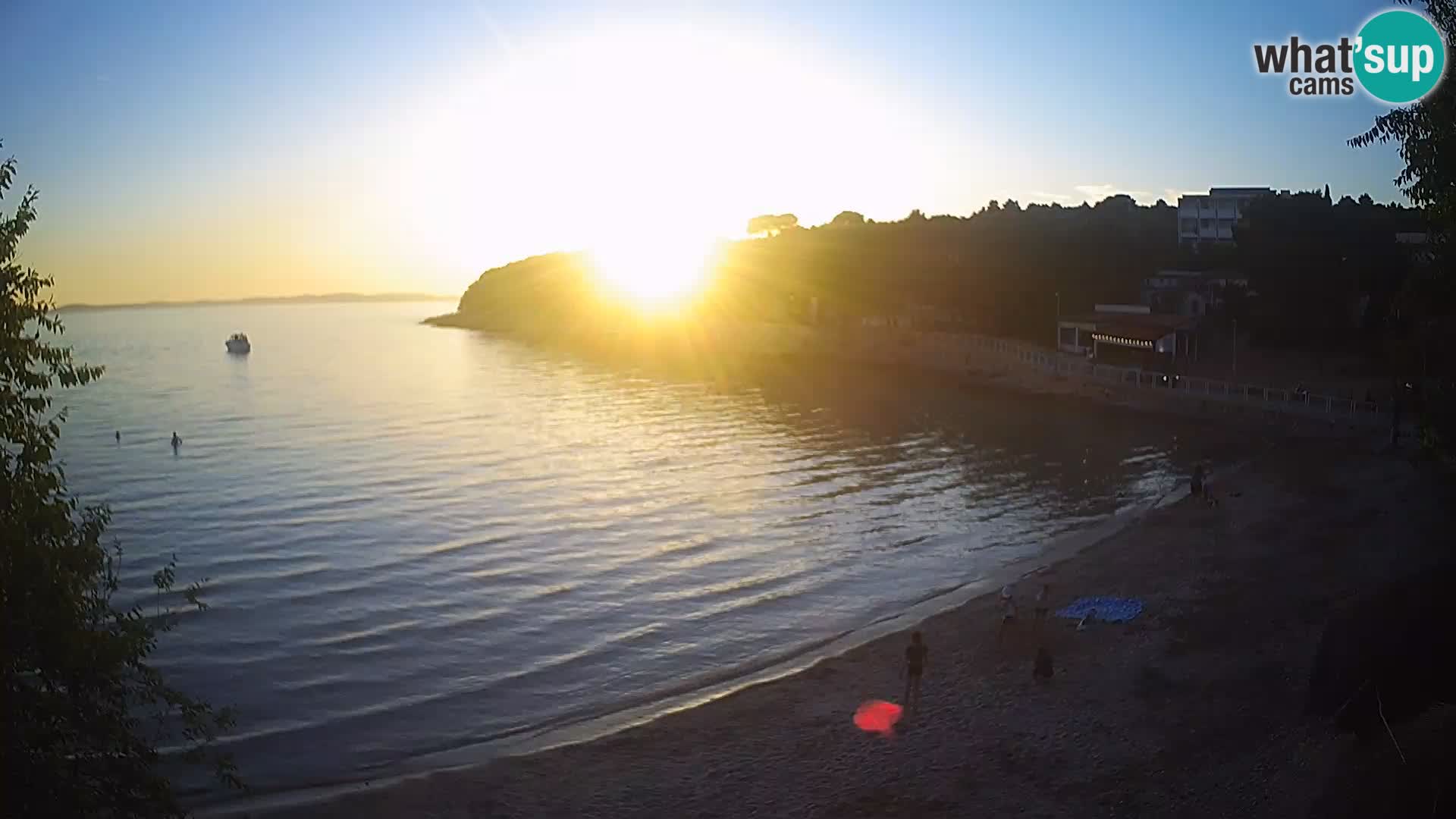 Strand Slanica Murter – webcam