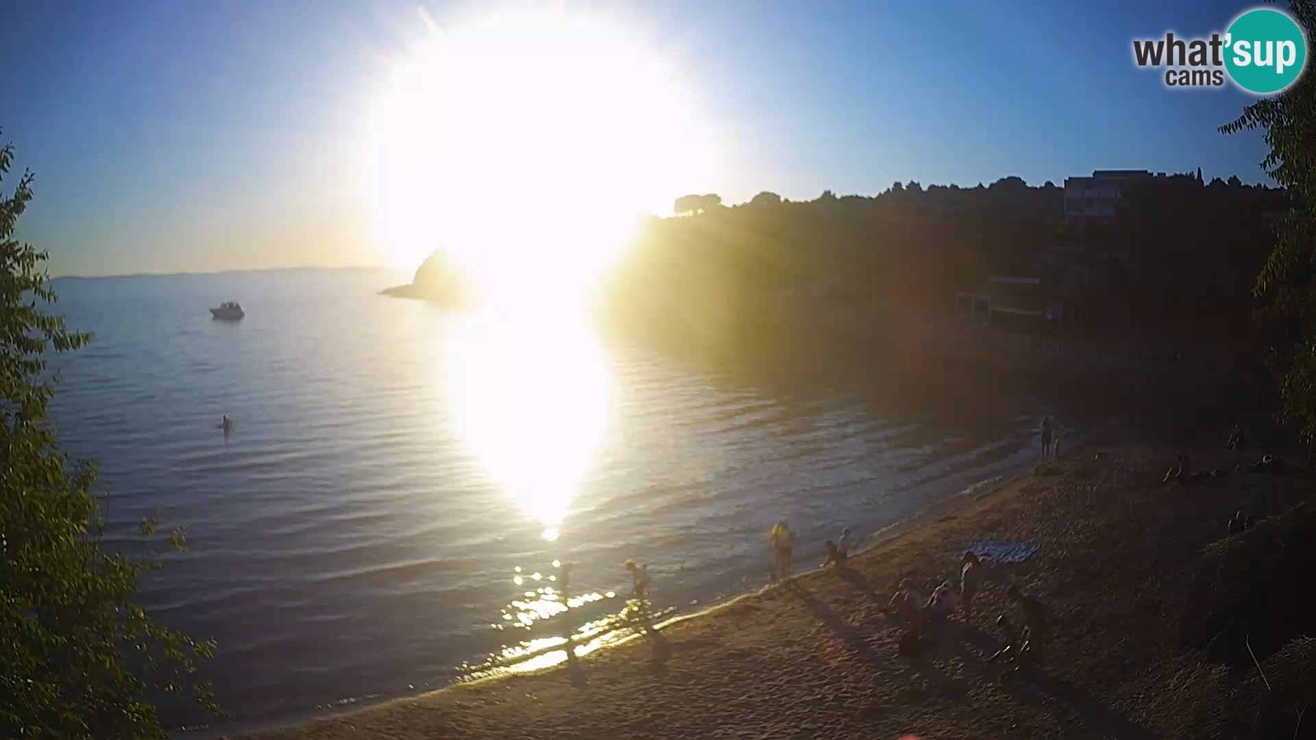Strand Slanica Murter – webcam