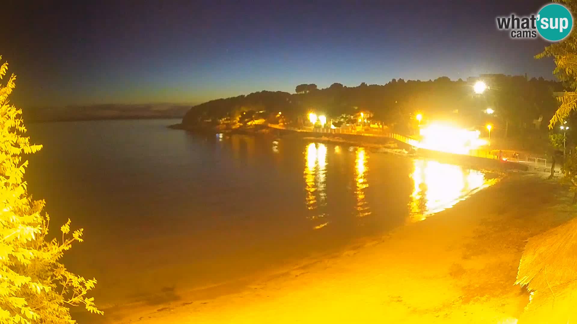 Strand Slanica Murter – webcam