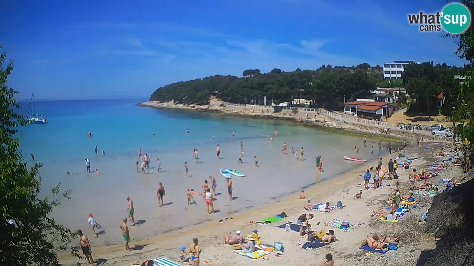 Strand Slanica Murter – webcam