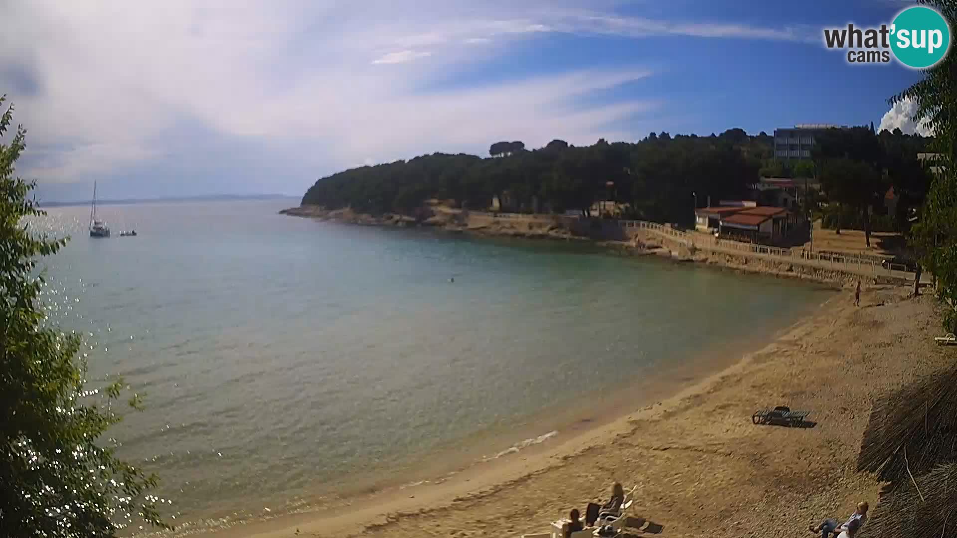 Plaža Slanica Murter – web kamera
