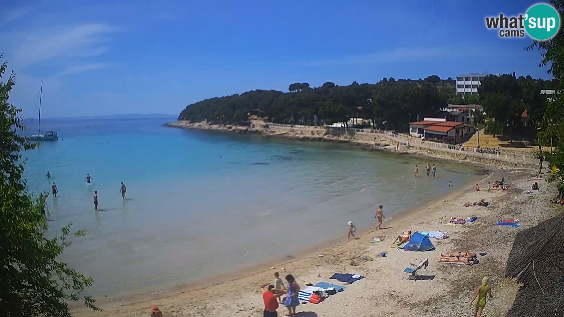 Strand Slanica Murter – webcam