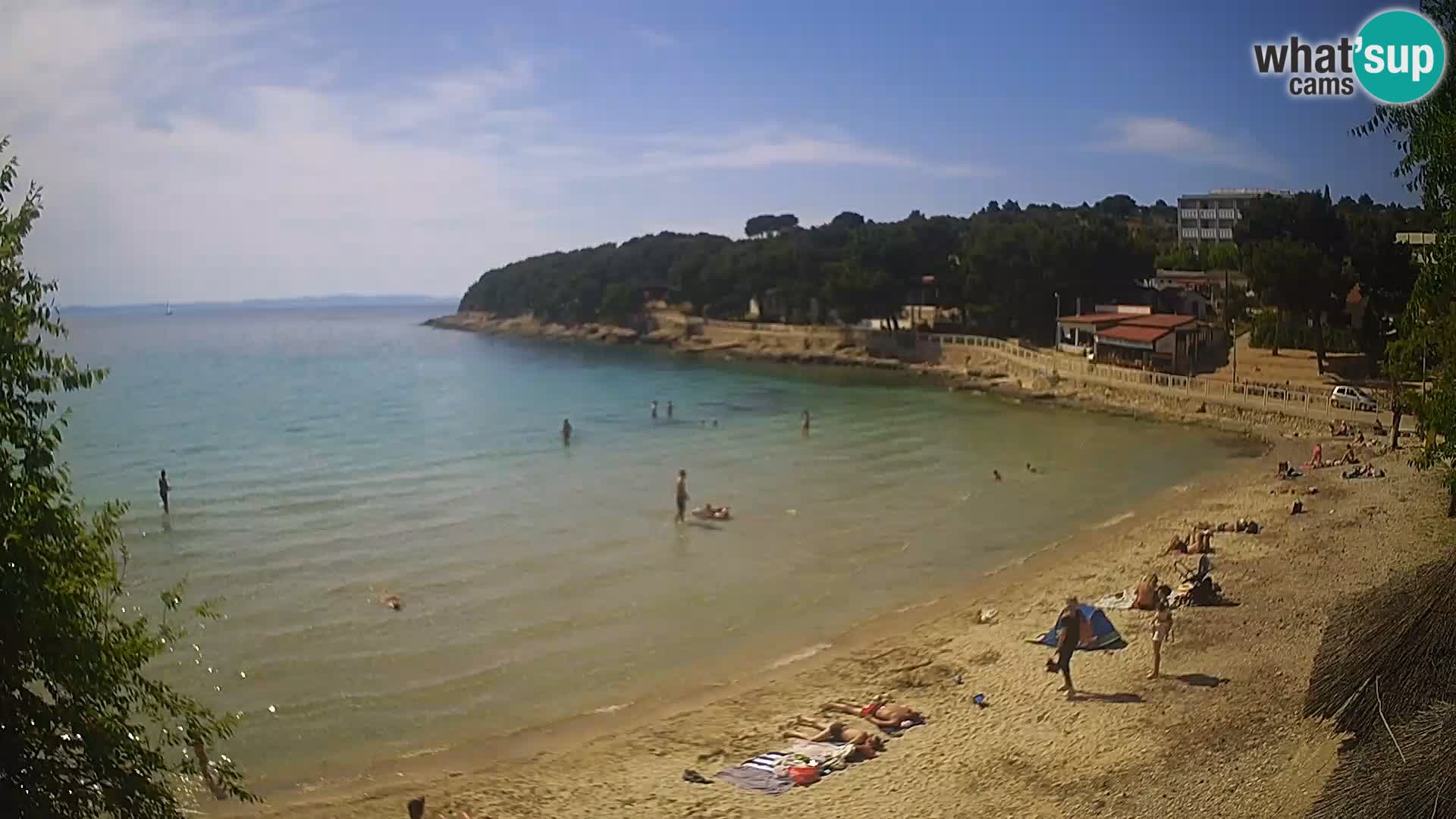 Strand Slanica Murter – webcam