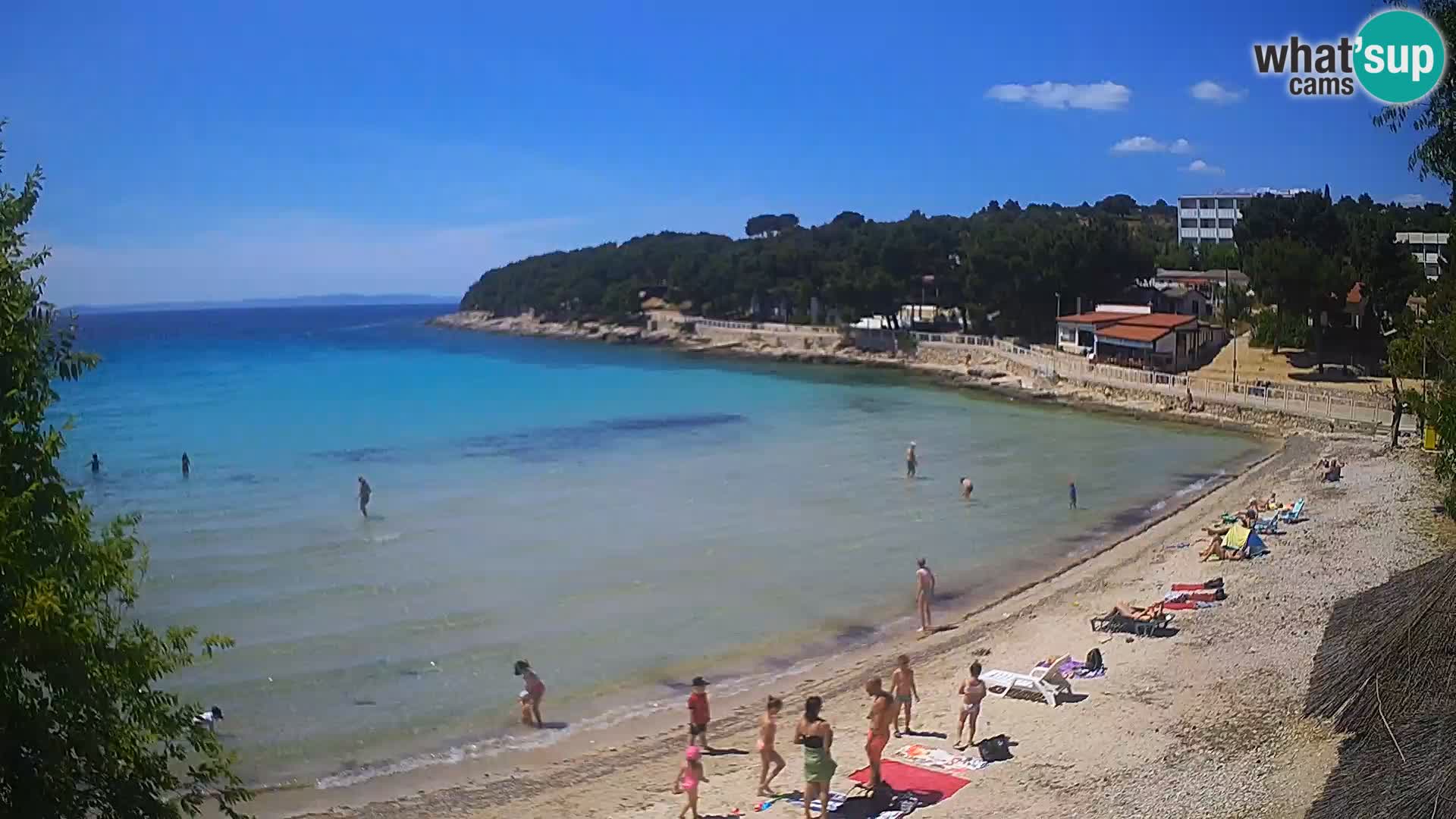 Strand Slanica Murter – webcam