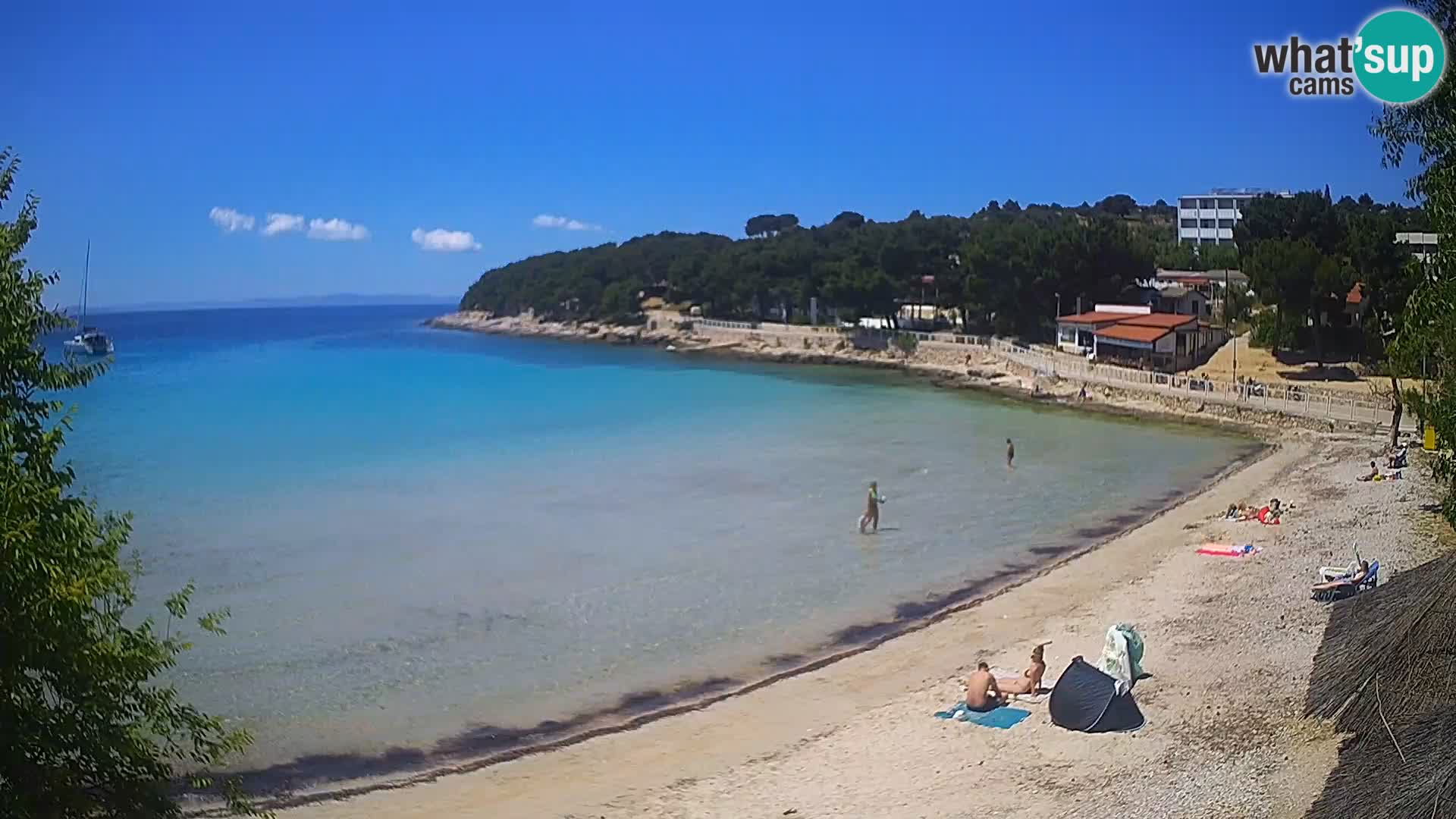 Plaža Slanica Murter – web kamera