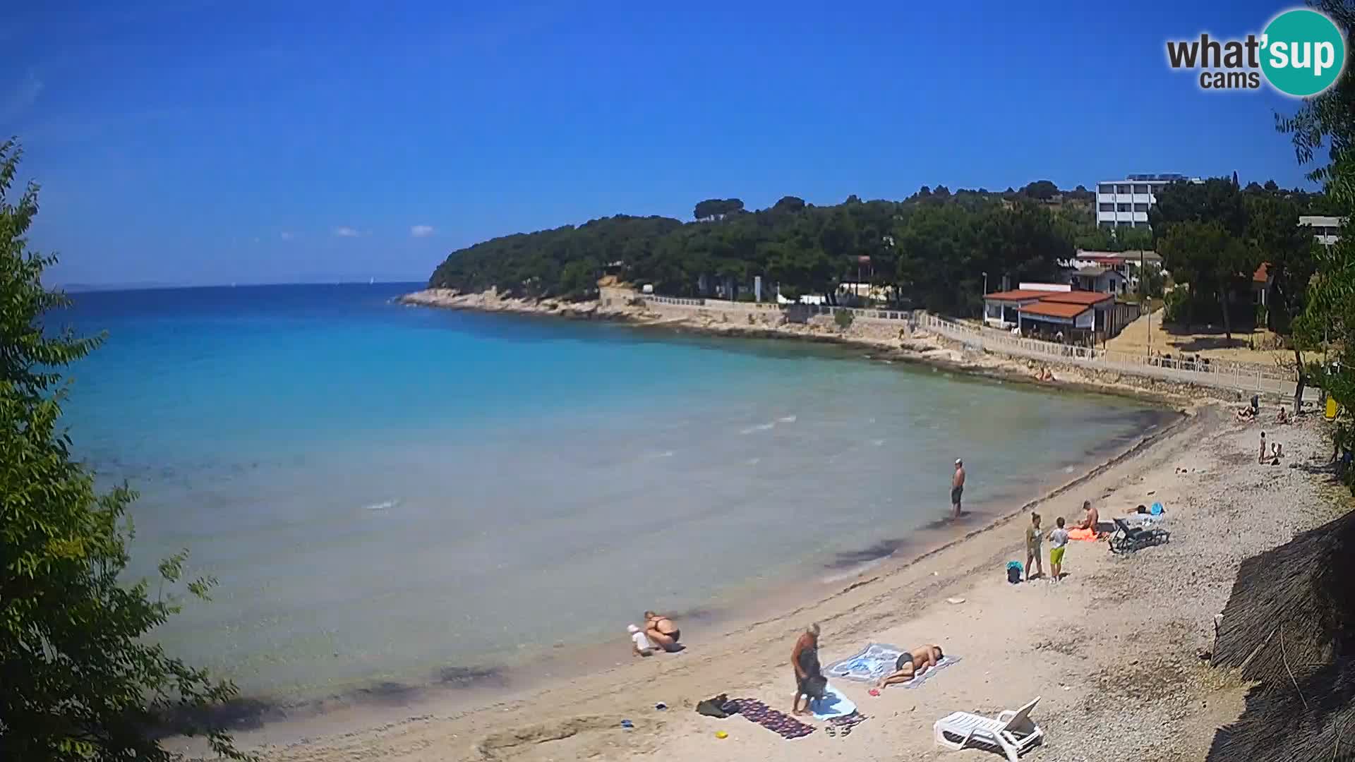 Plaža Slanica Murter – web kamera