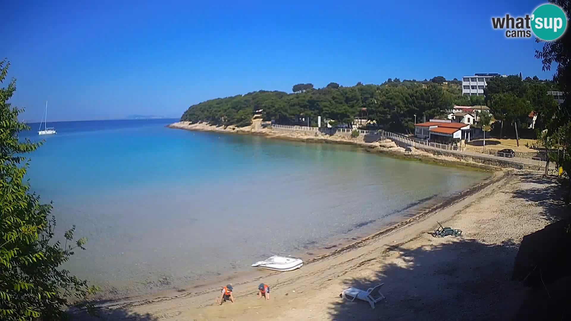 Strand Slanica Murter – webcam