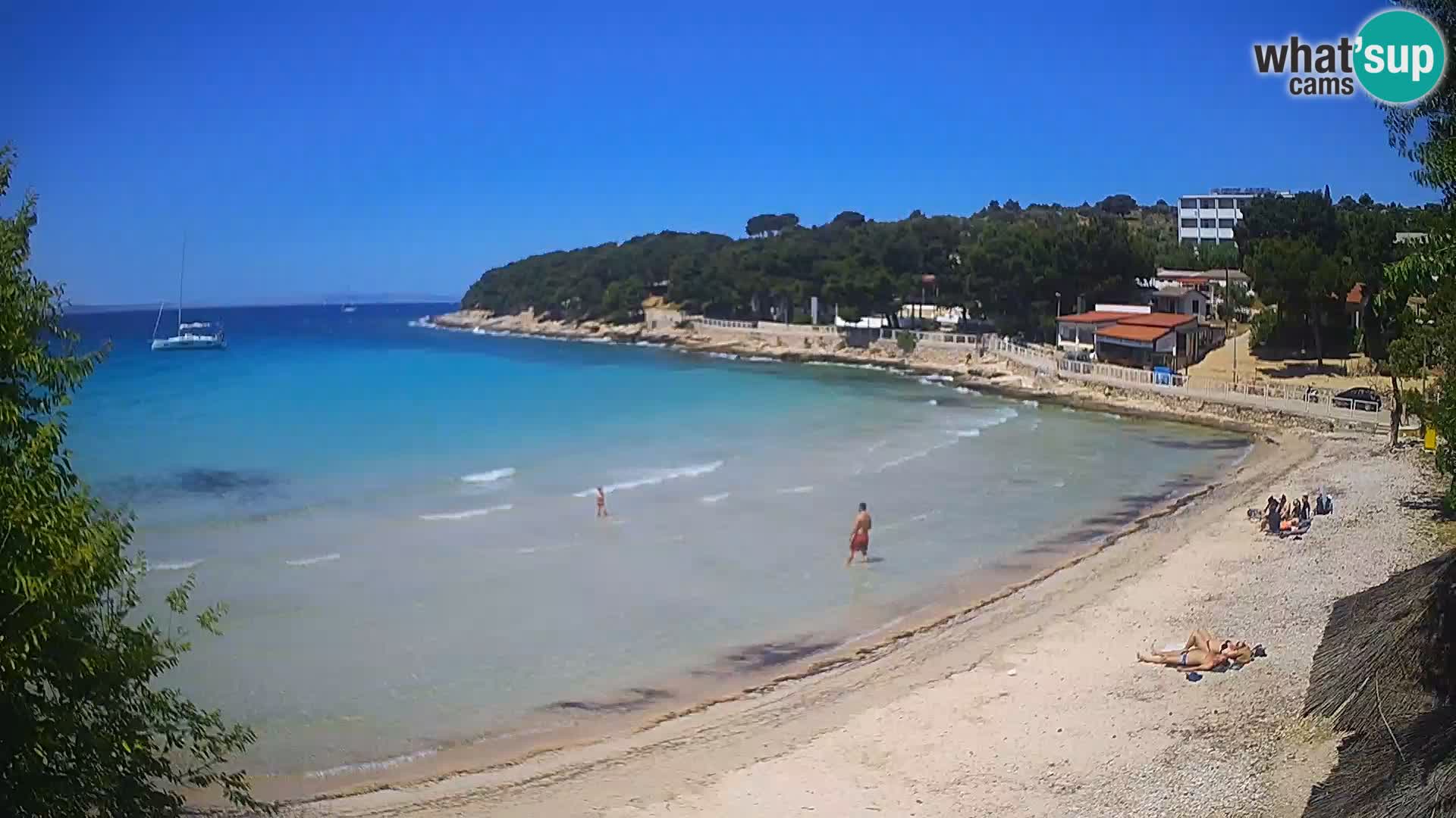 Plaža Slanica Murter – web kamera