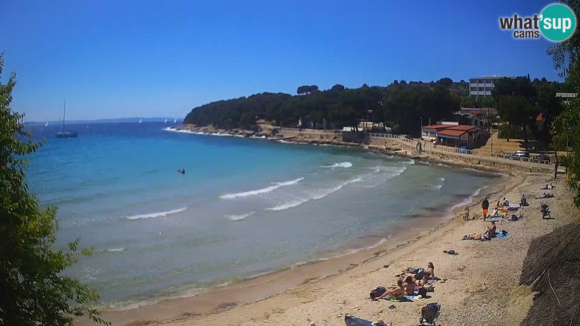 Strand Slanica Murter – webcam