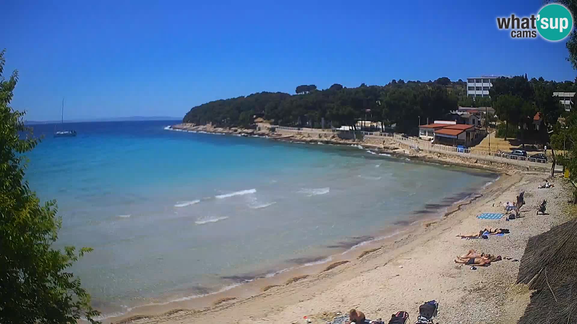 Strand Slanica Murter – webcam