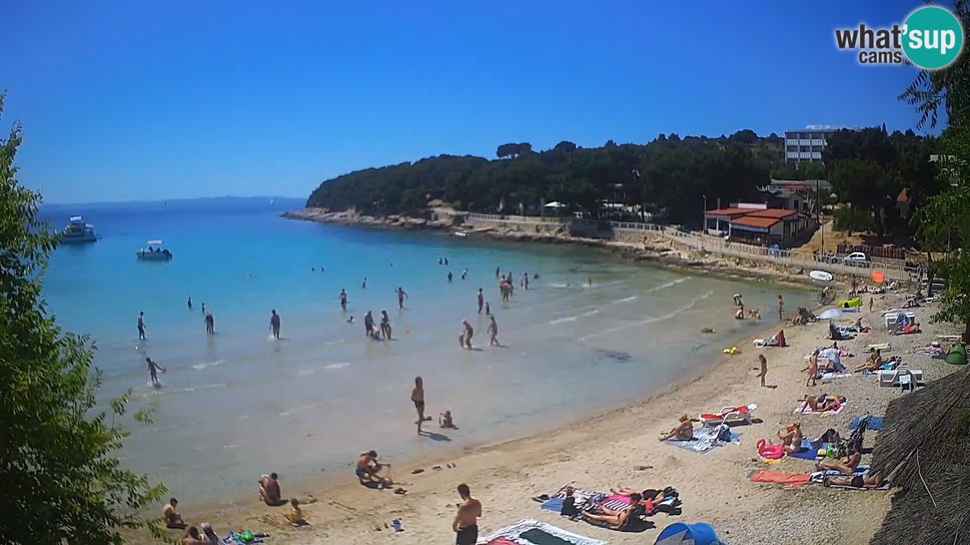 Strand Slanica Murter – webcam