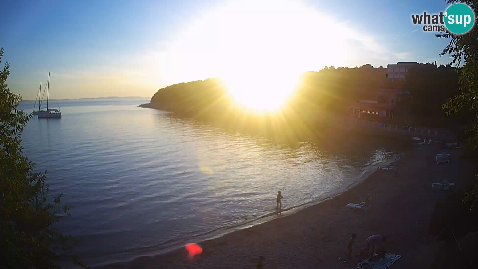 Plaža Slanica Murter – web kamera