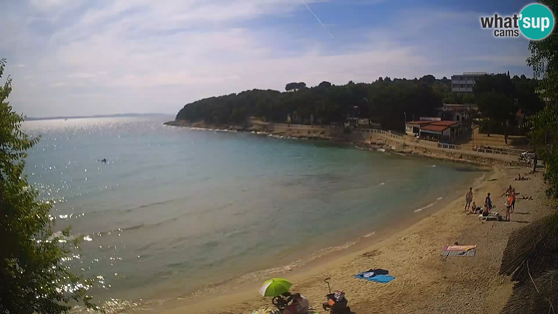 Strand Slanica Murter – webcam