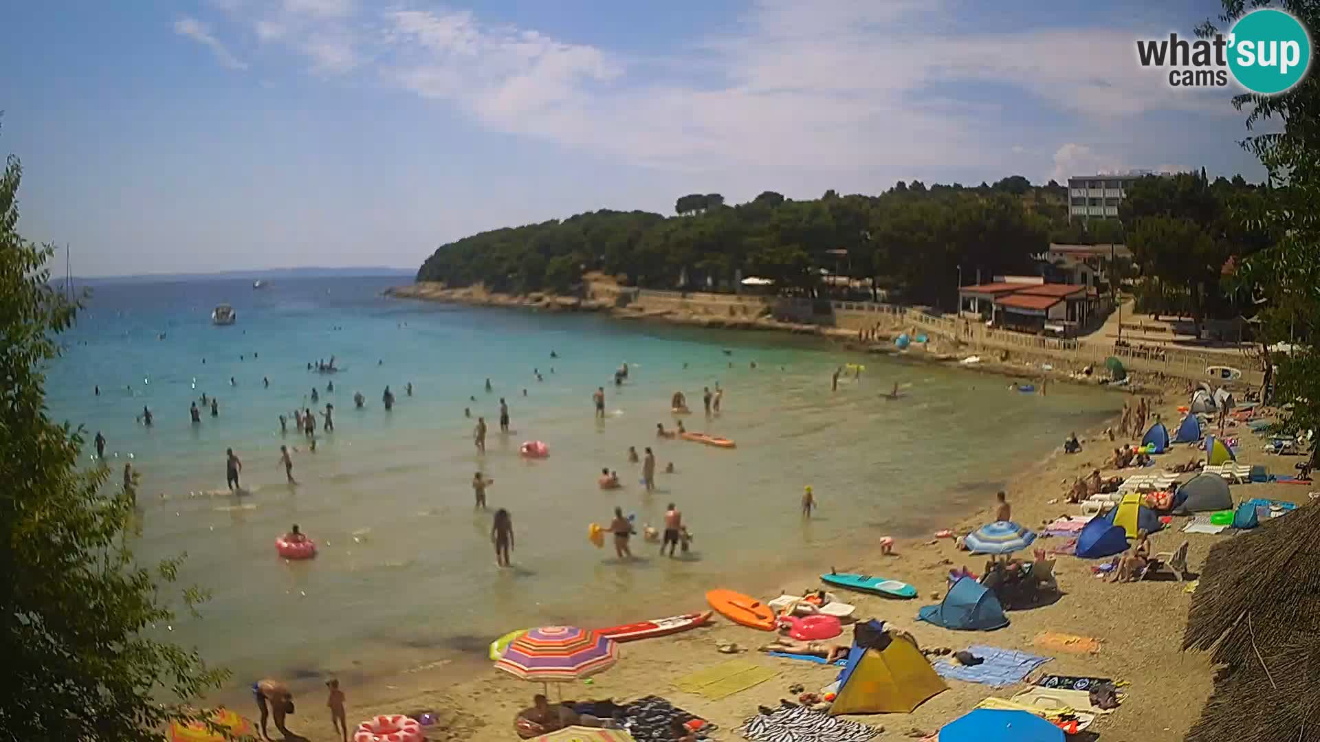 Plaža Slanica Murter – web kamera