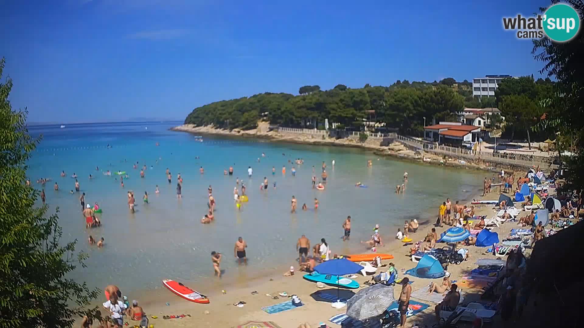 Strand Slanica Murter – webcam