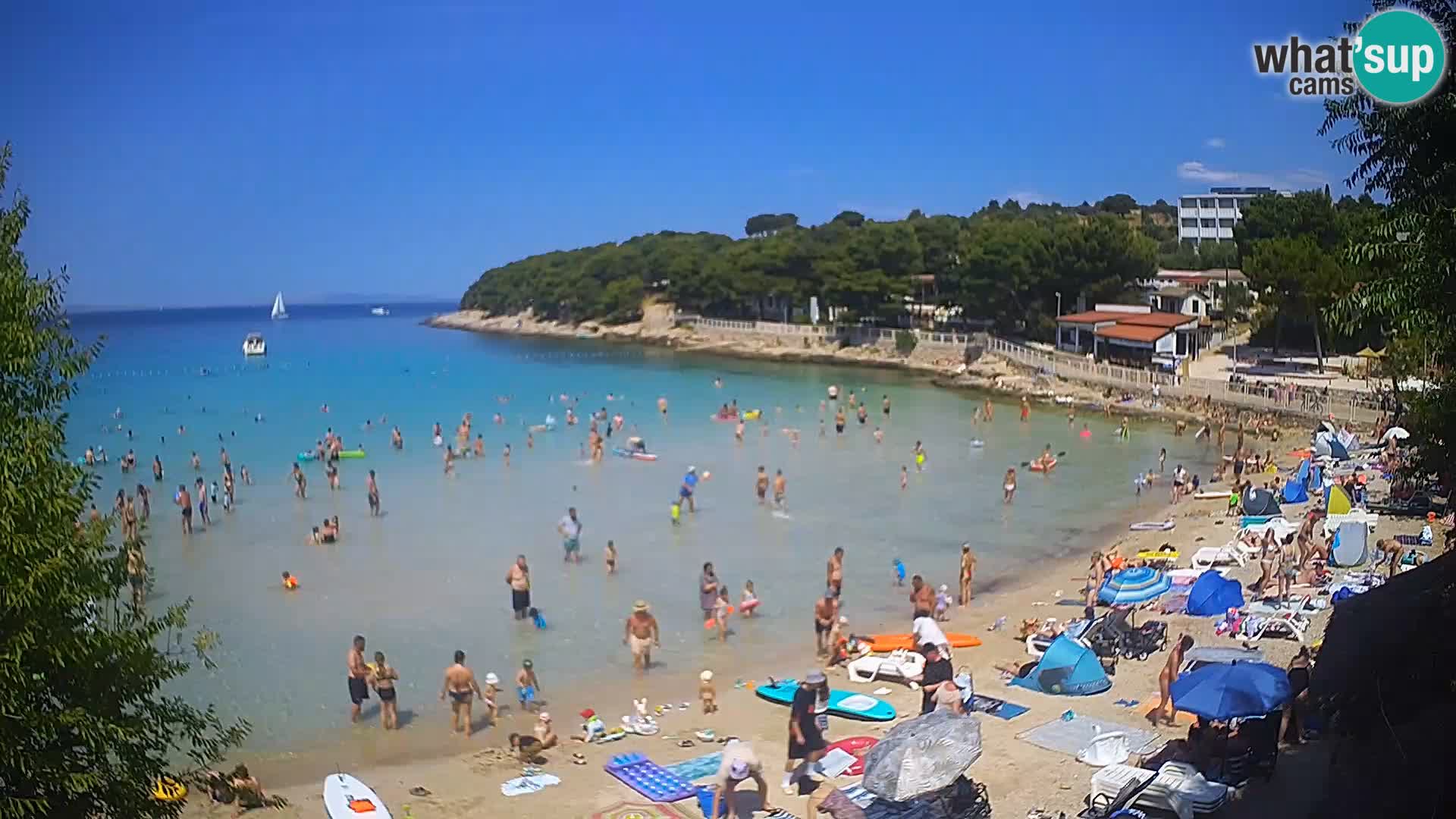Strand Slanica Murter – webcam