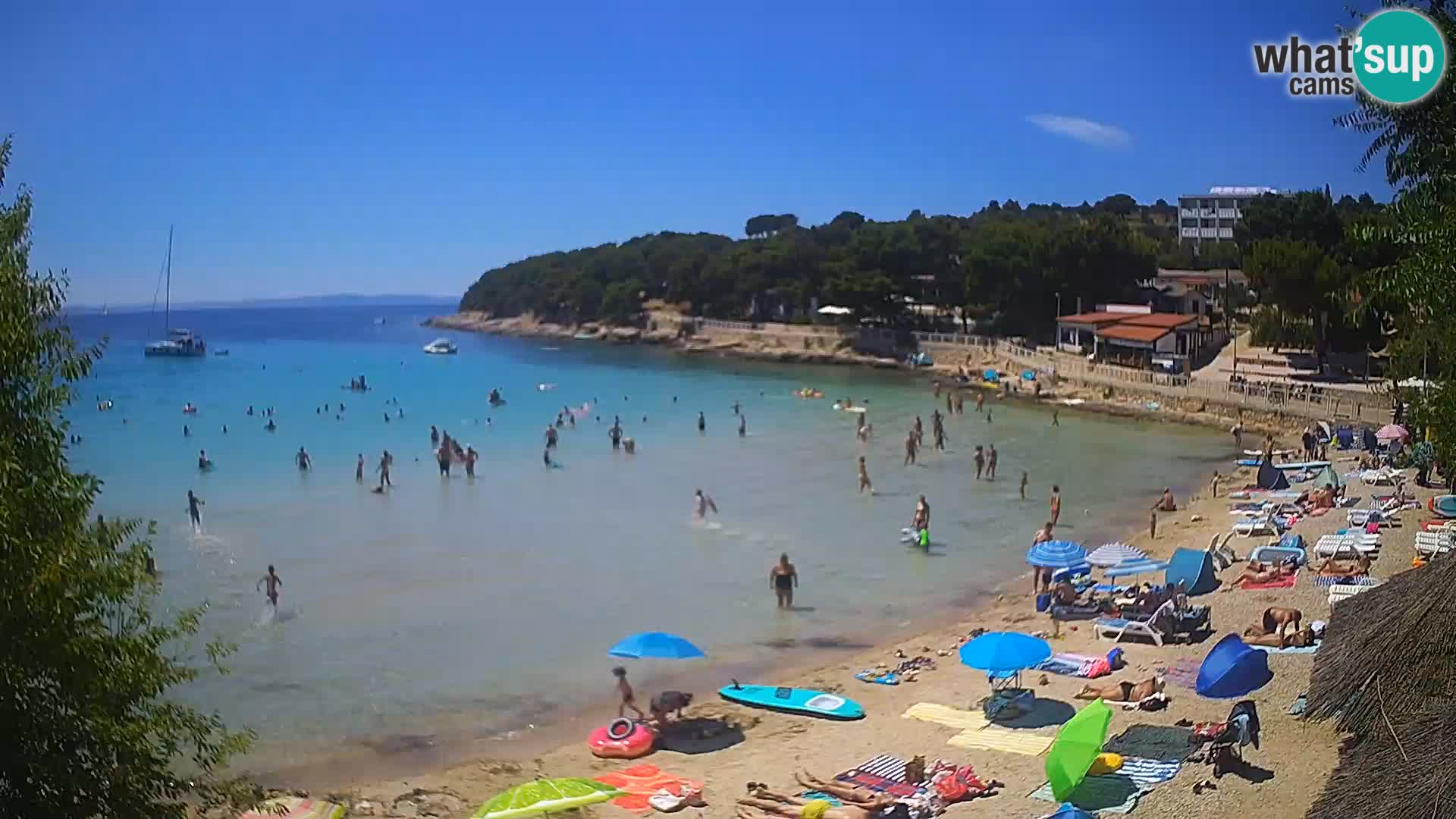 Plaža Slanica Murter – kamera v živo