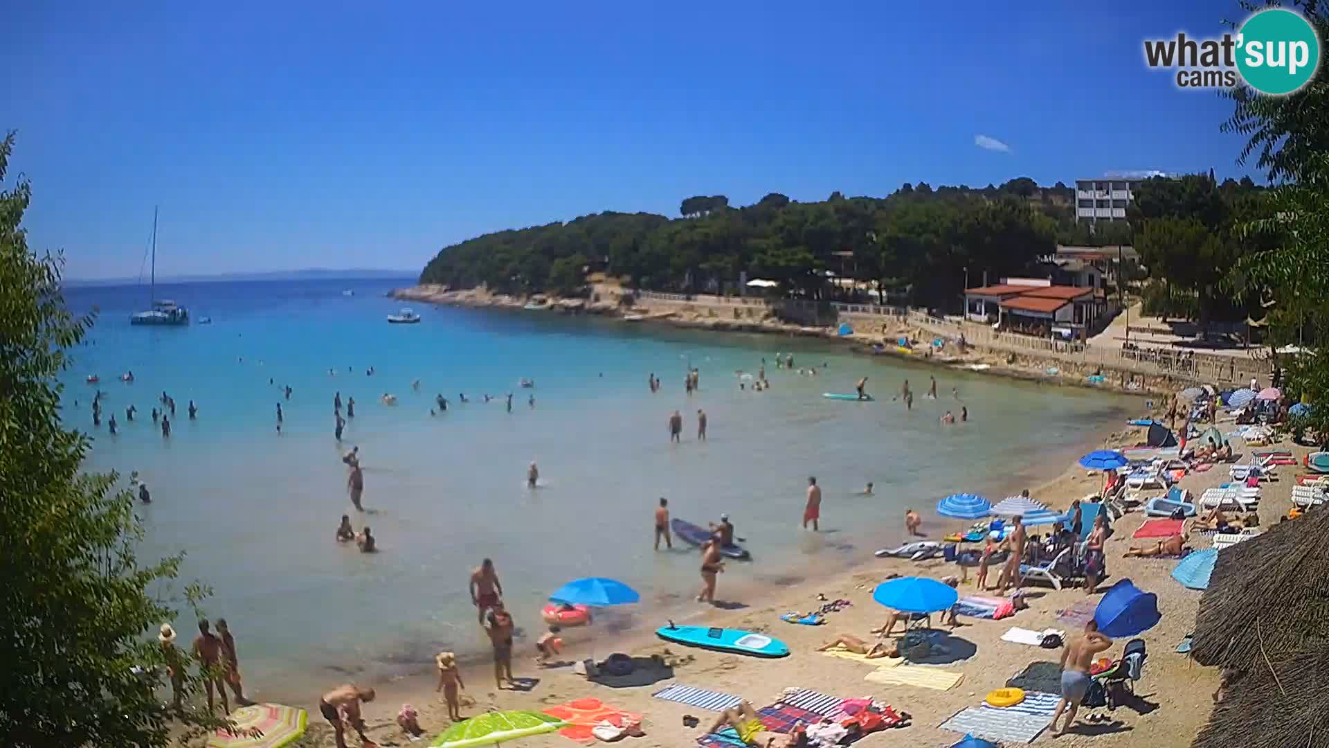 Plaža Slanica Murter – web kamera