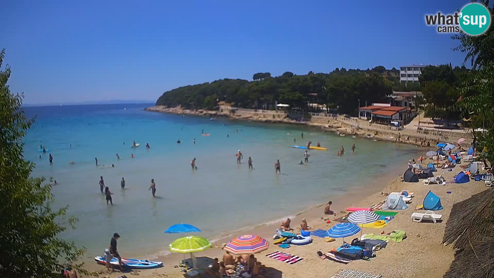 Strand Slanica Murter – webcam