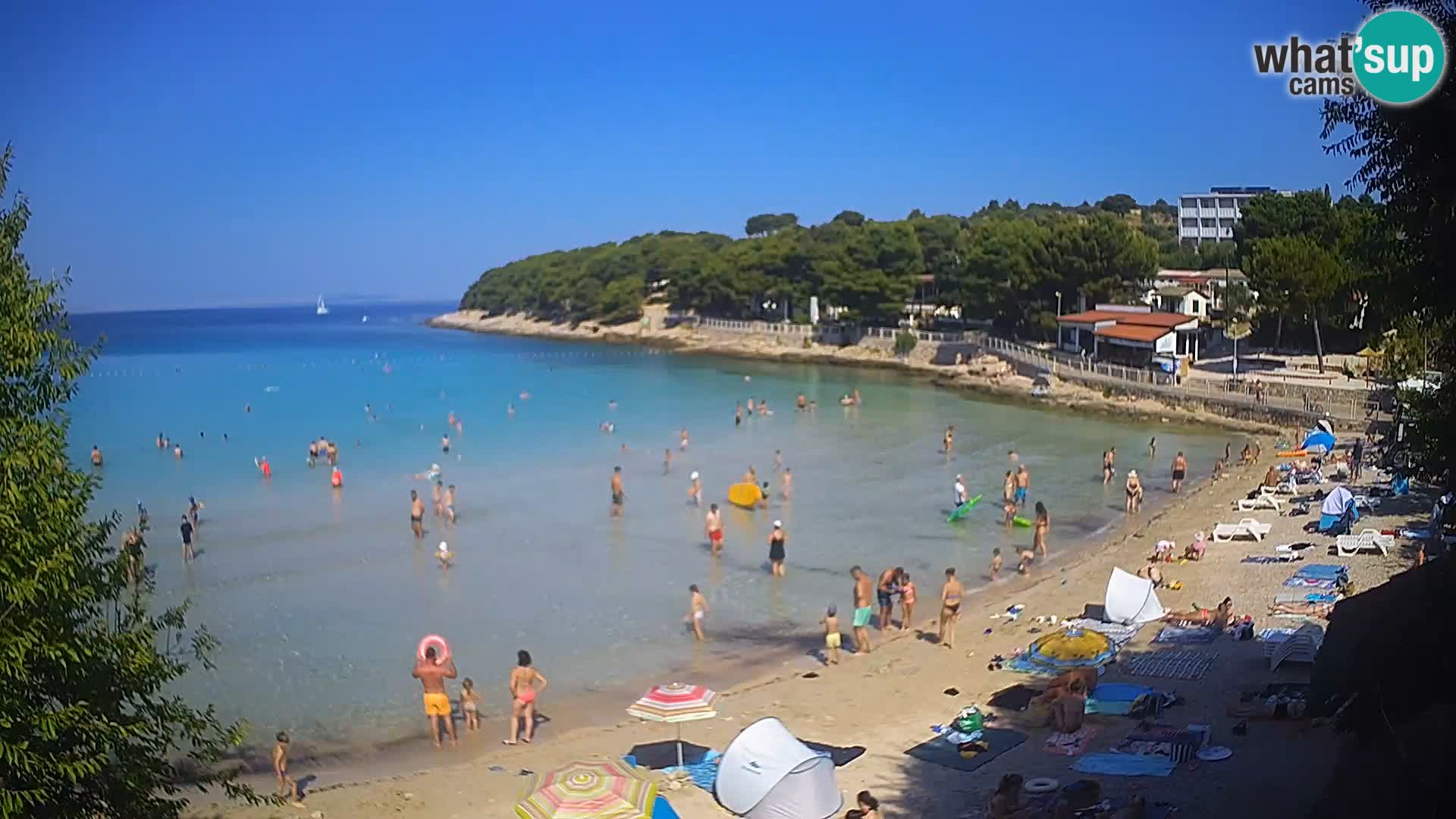 Strand Slanica Murter – webcam
