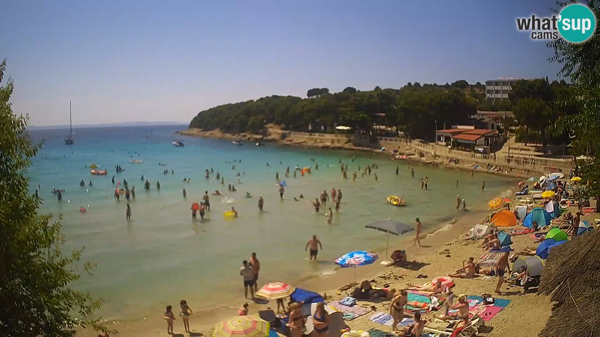 Plaža Slanica Murter – kamera v živo