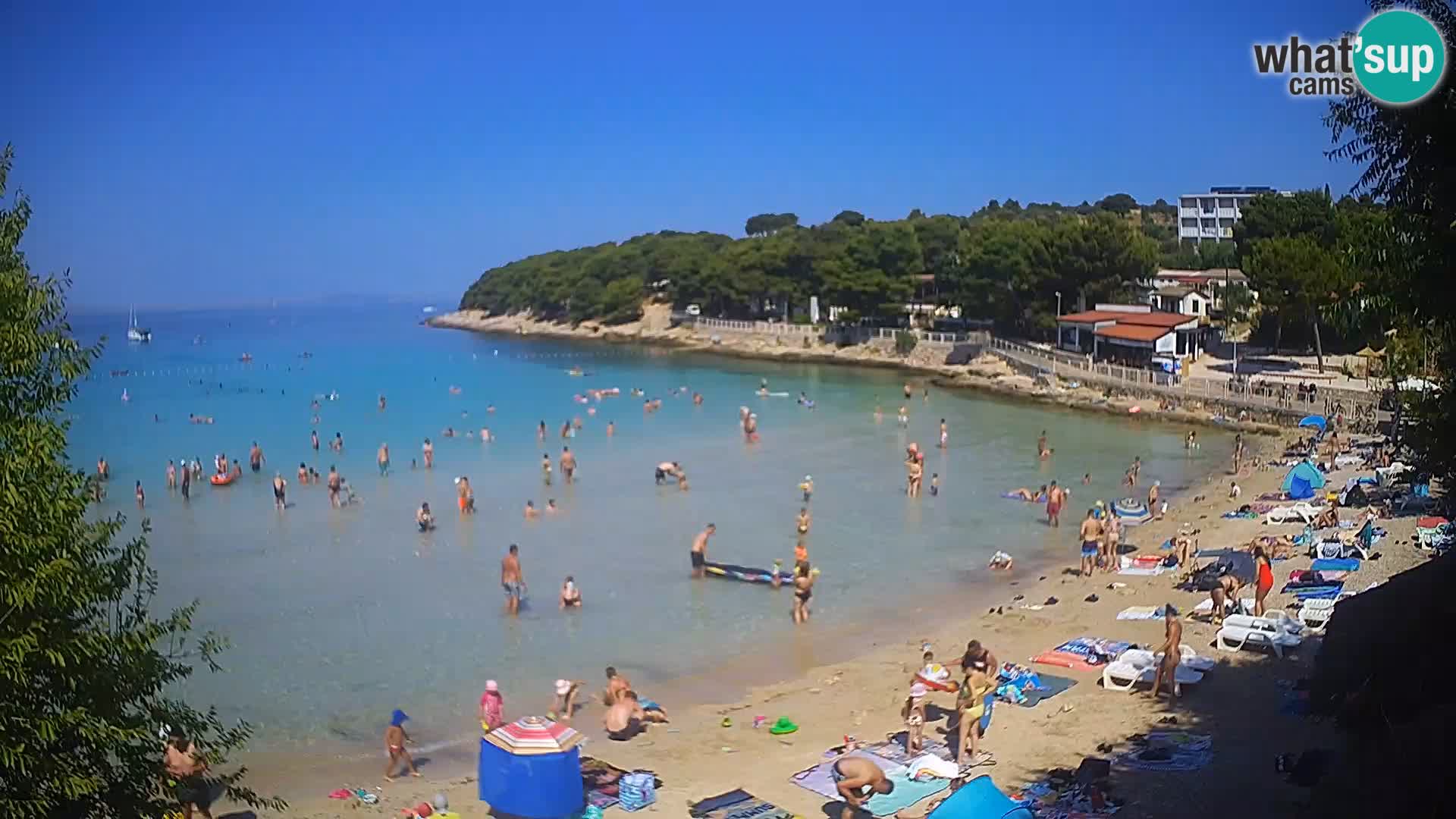 Plaža Slanica Murter – kamera v živo