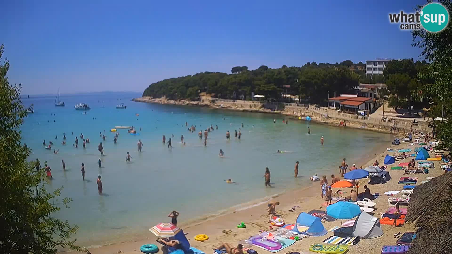 Strand Slanica Murter – webcam