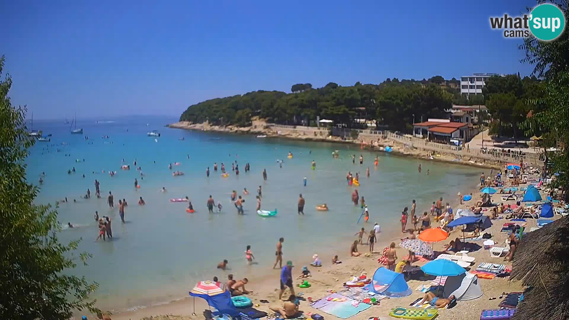 Strand Slanica Murter – webcam