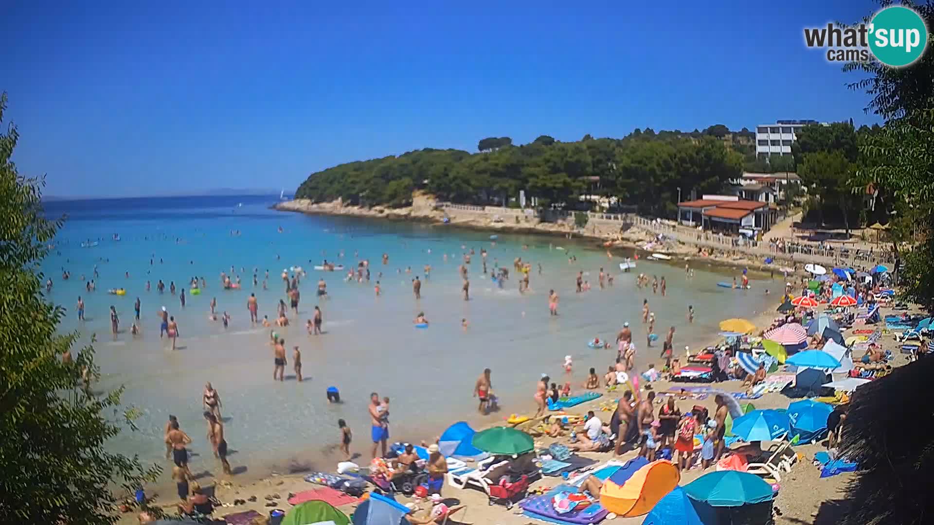 Plaža Slanica Murter – kamera v živo