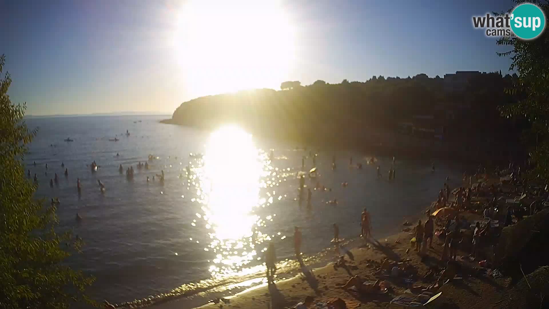 Strand Slanica Murter – webcam