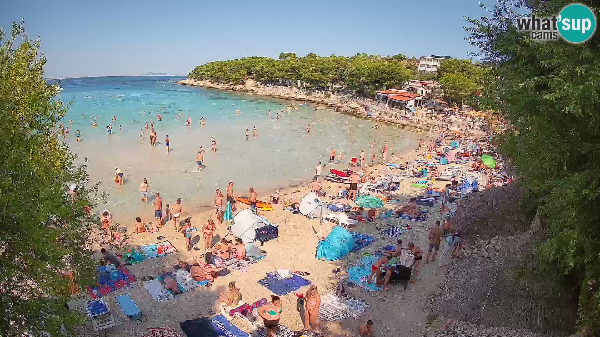 Strand Slanica Murter – webcam