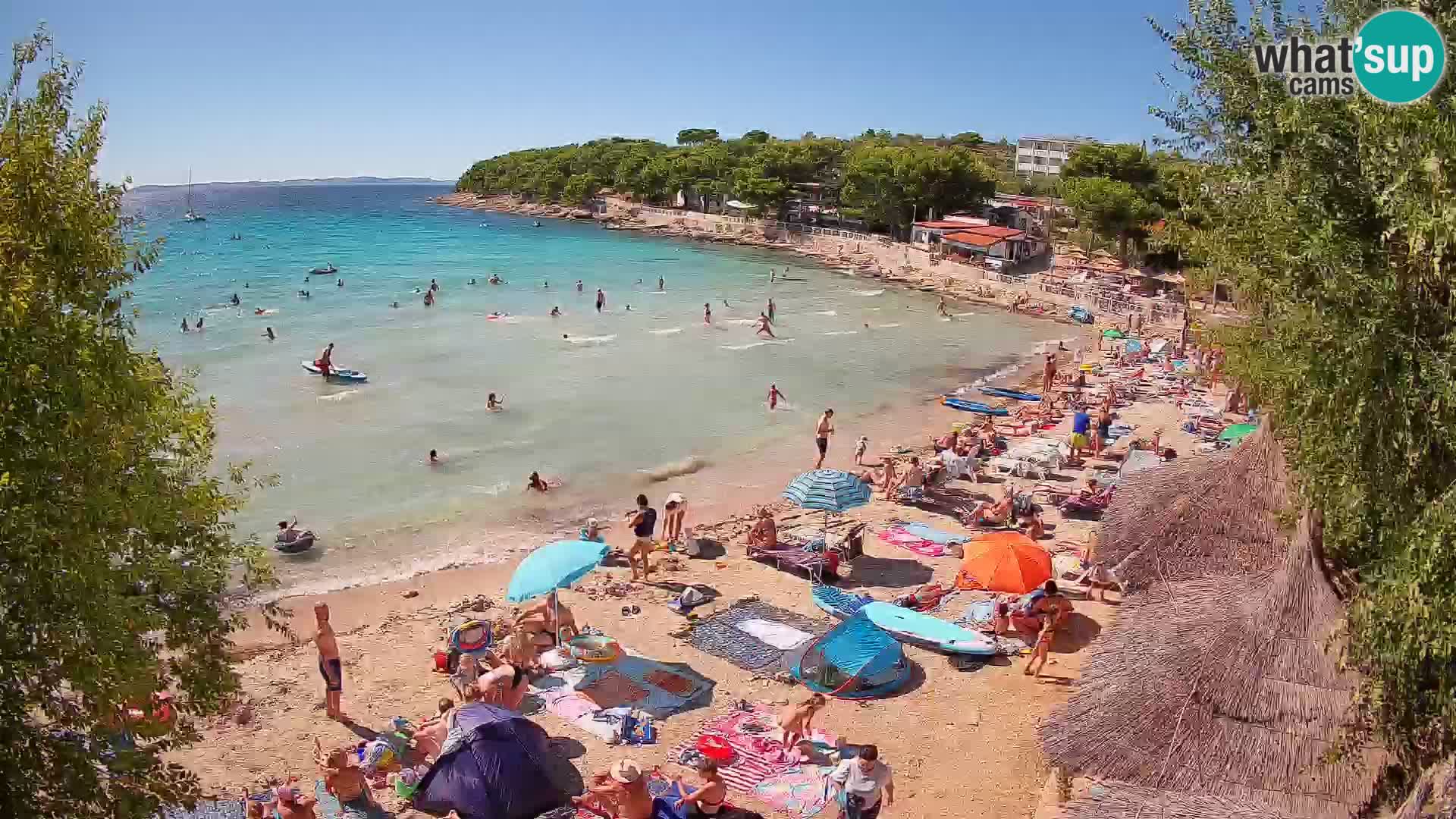 Strand Slanica Murter – webcam