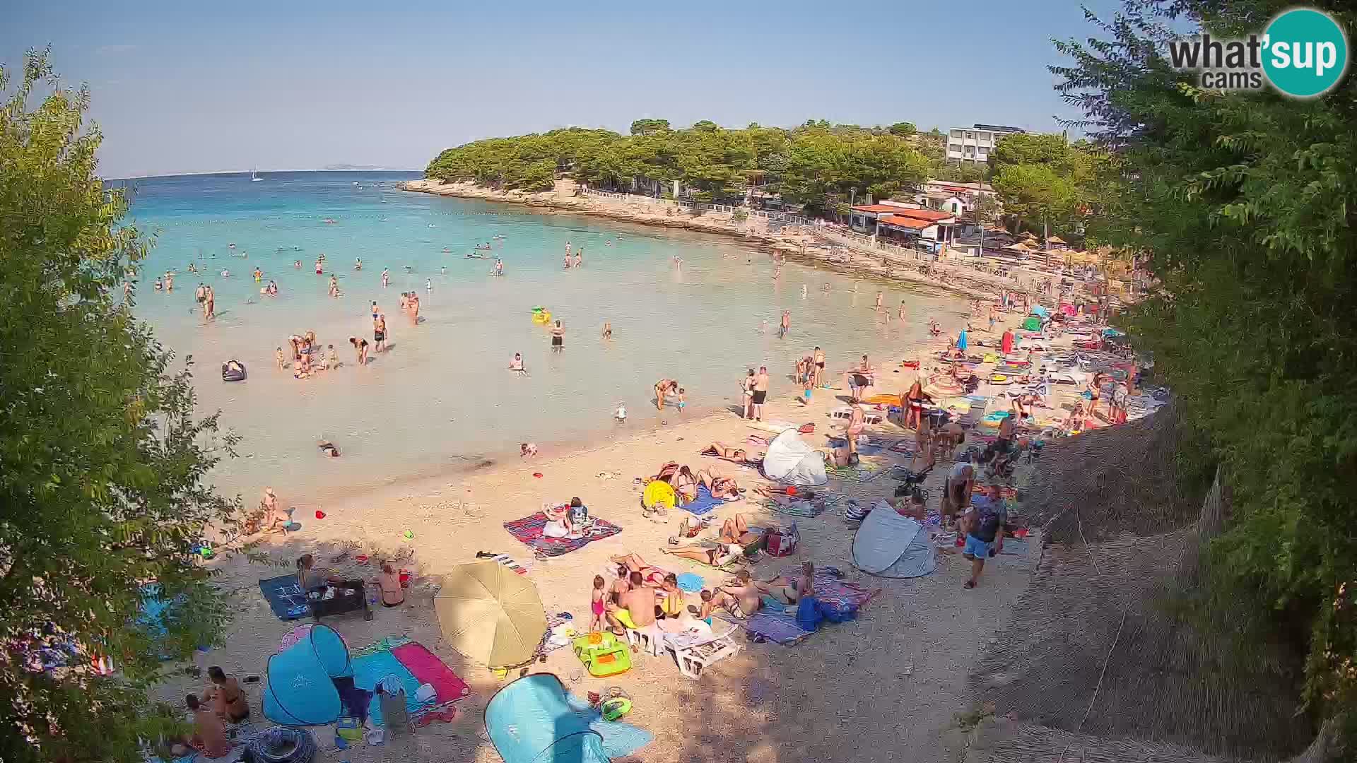 Plaža Slanica Murter – kamera v živo