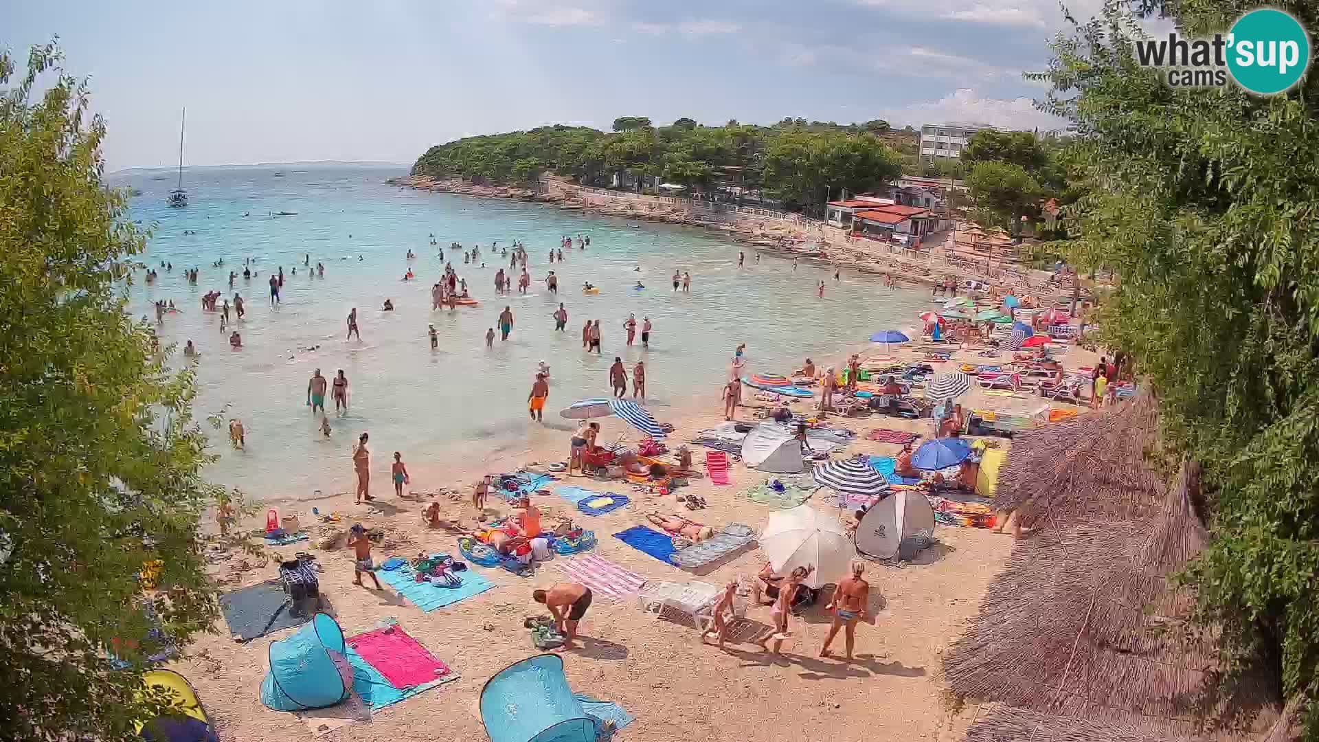 Plaža Slanica Murter – kamera v živo