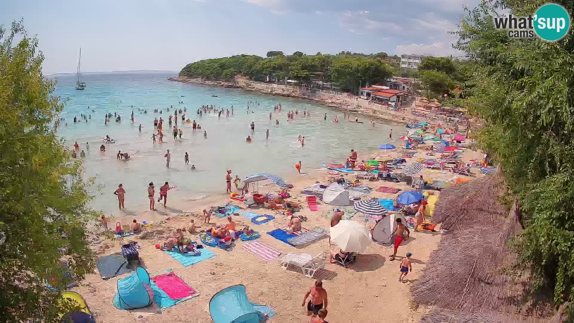 Plaža Slanica Murter – kamera v živo