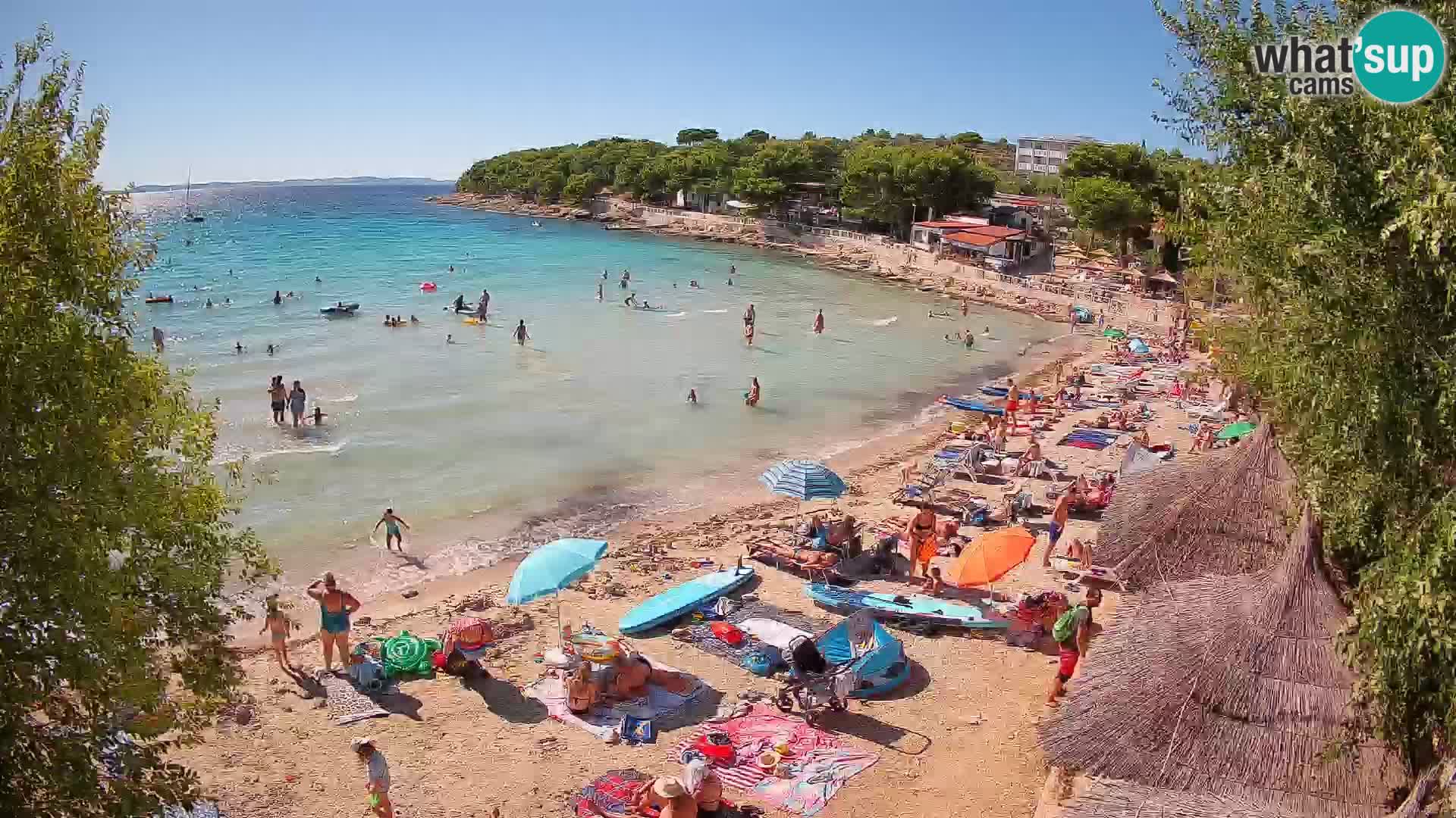 Strand Slanica Murter – webcam