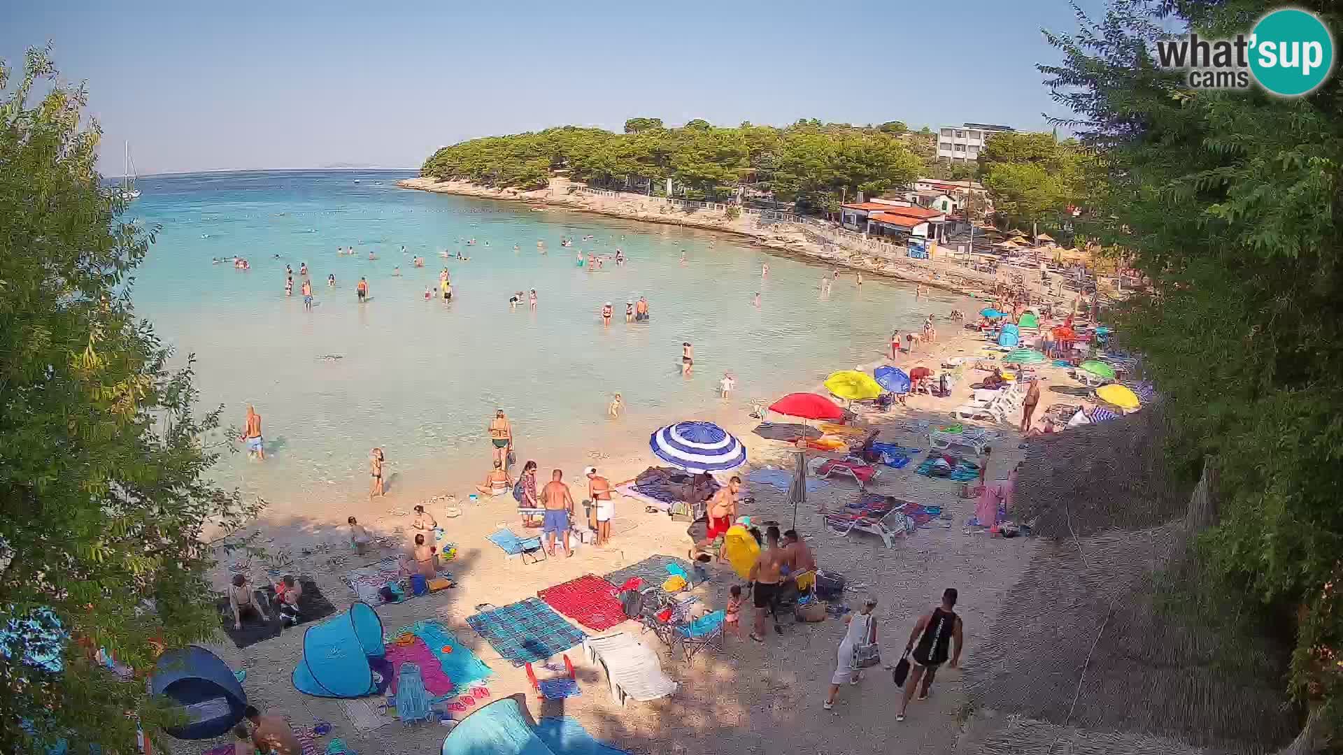 Strand Slanica Murter – webcam