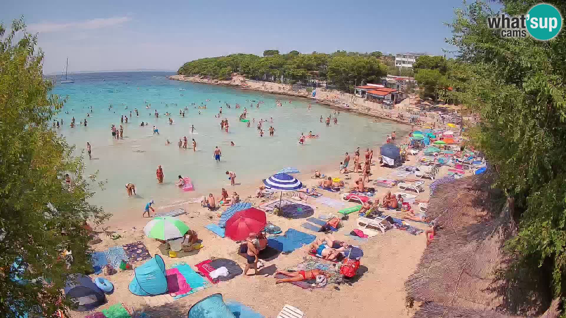 Plaža Slanica Murter – web kamera