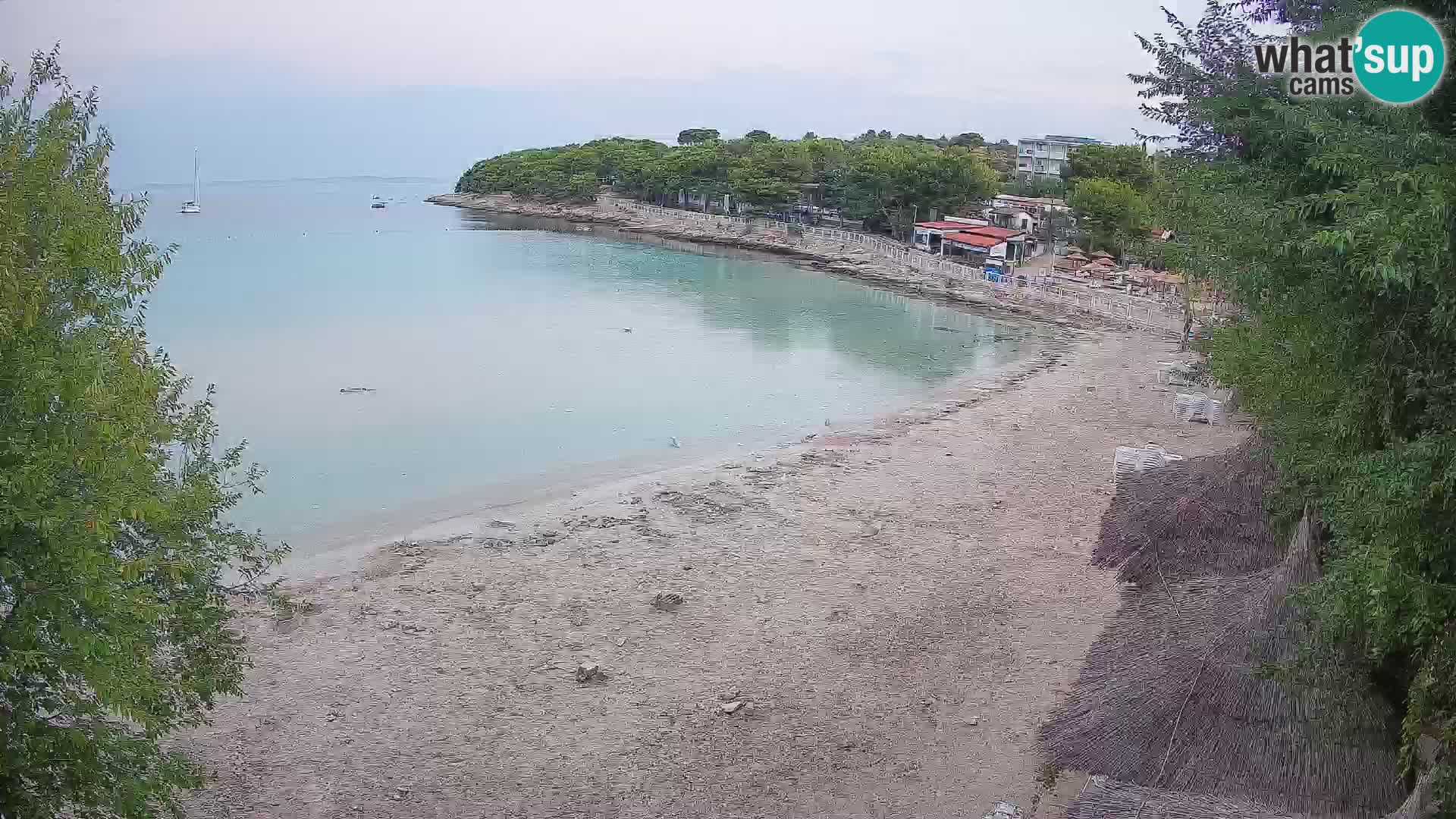 Strand Slanica Murter – webcam
