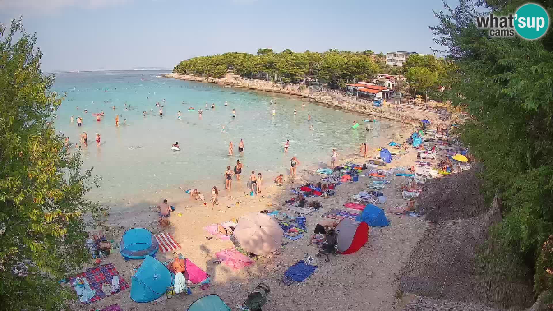 Strand Slanica Murter – webcam